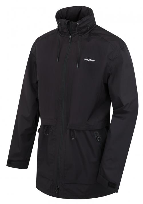 Husky Nevr M čierna, M Pánsky hardshell kabát