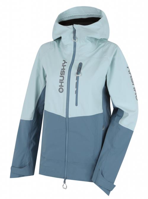 Husky Nicco L mint/turquoise, S Dámska hardshell bunda