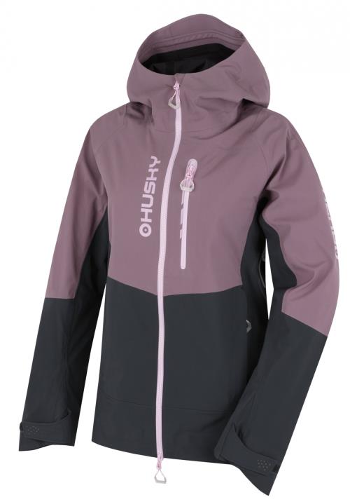 Husky Nicco L purple/grey, XXL Dámska hardshell bunda