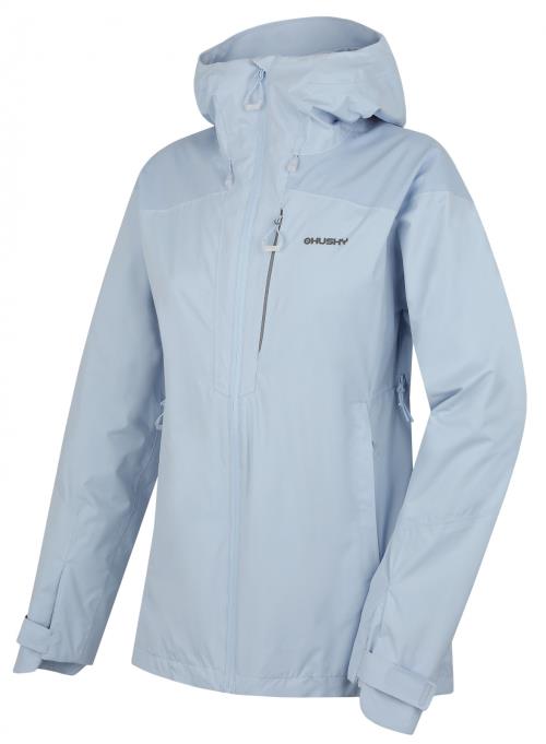 Husky Nicker L light blue, S Dámska hardshellová bunda