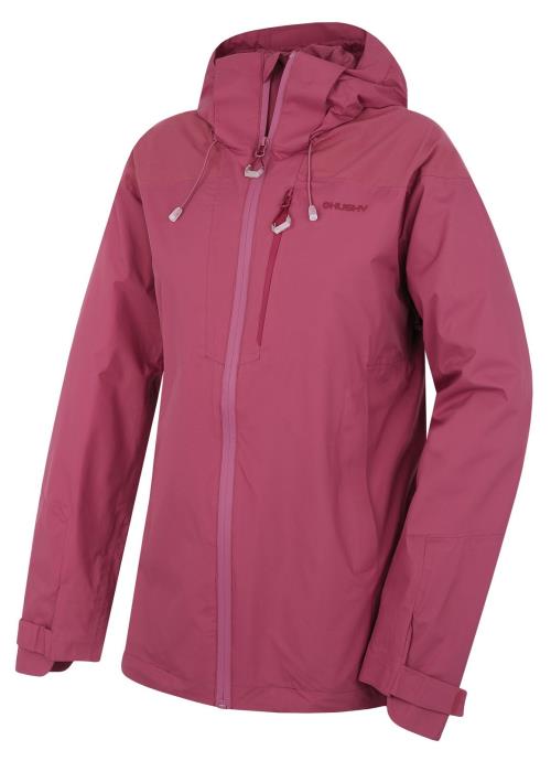 Husky Nicker L tm. vínová, XL Dámska hardshellová bunda