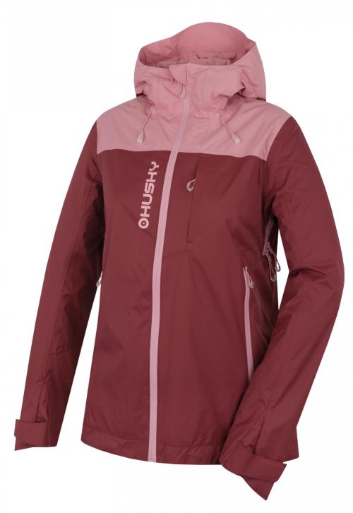 Husky Nickin L pink, XL Dámska hardshell bunda