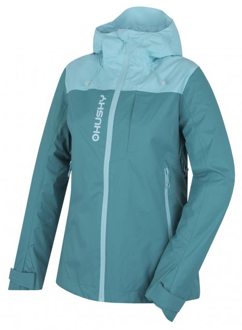 Husky Nickin L turquoise, M Dámska hardshell bunda