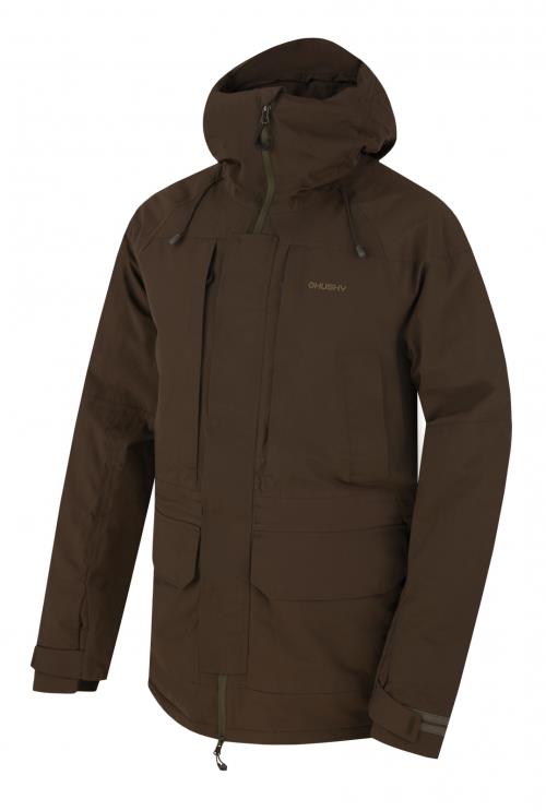 Husky Nigalo M deep khaki, M Pánska hardshell bunda