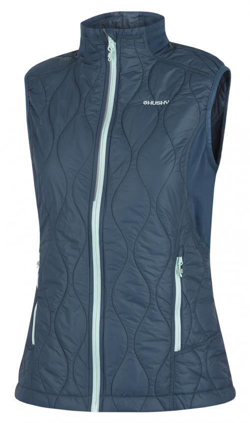 Husky Nimesie L faded turquoise, XL Dámska vesta
