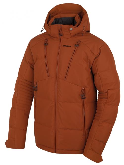 Husky Norel M brown, XXXL Pánska plnená zimná bunda