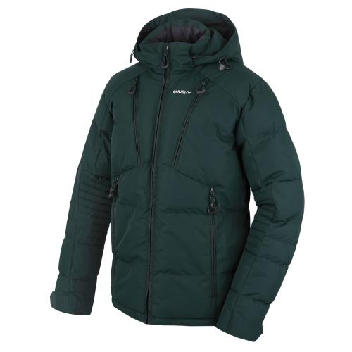 Husky Norel M dark green, M Pánska plnená zimná bunda