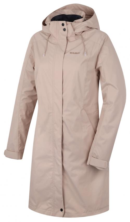 Husky Nut L beige, L Dámsky hardshell kabát
