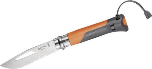 Opinel VR N°08 Outdoor oranžová Zatvárací nôž