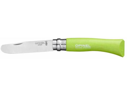 Opinel VRI N°07 My First zelená Zatvárací nôž