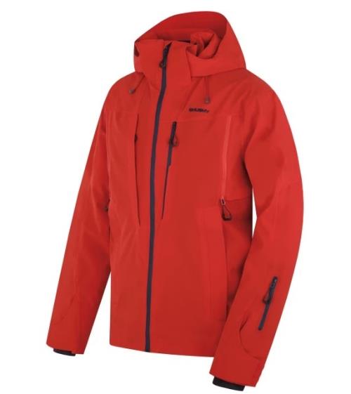 Husky Montry M red, XXL Pánska lyžiarska bunda