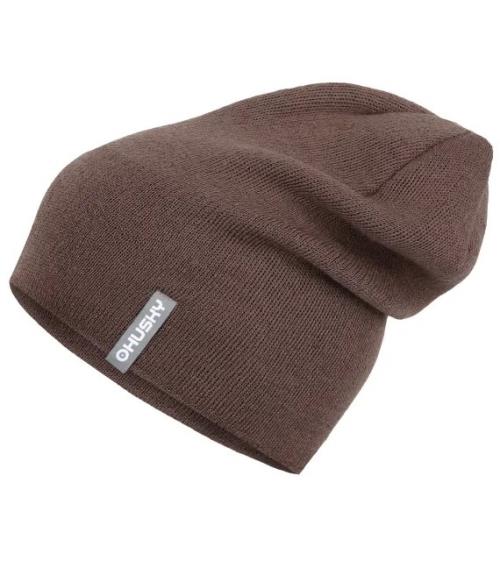 Husky Merhat 2 brown, L-XL Pánská merino čepice