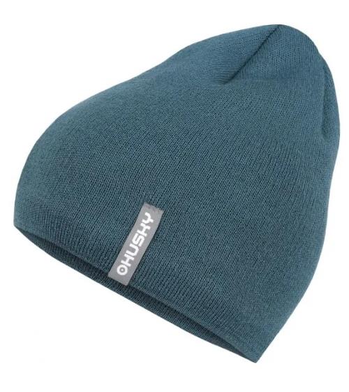 Husky Merhat 3 dark turquoise, L-XL Pánská merino čepice