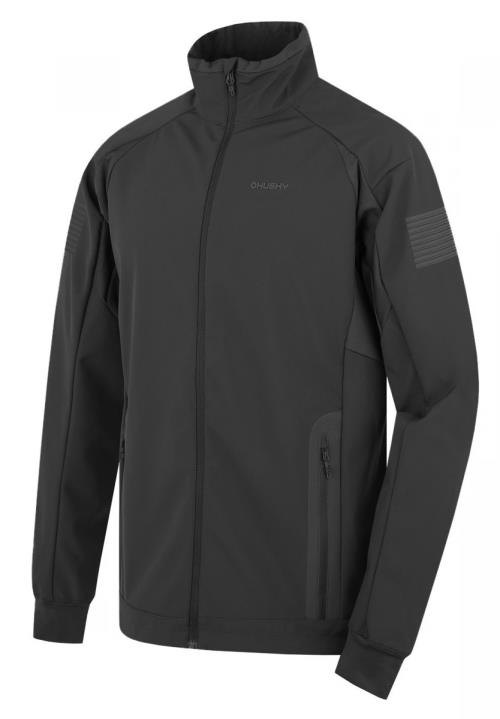 Husky Scooby M tm. šedá, S Pánska softshell bunda