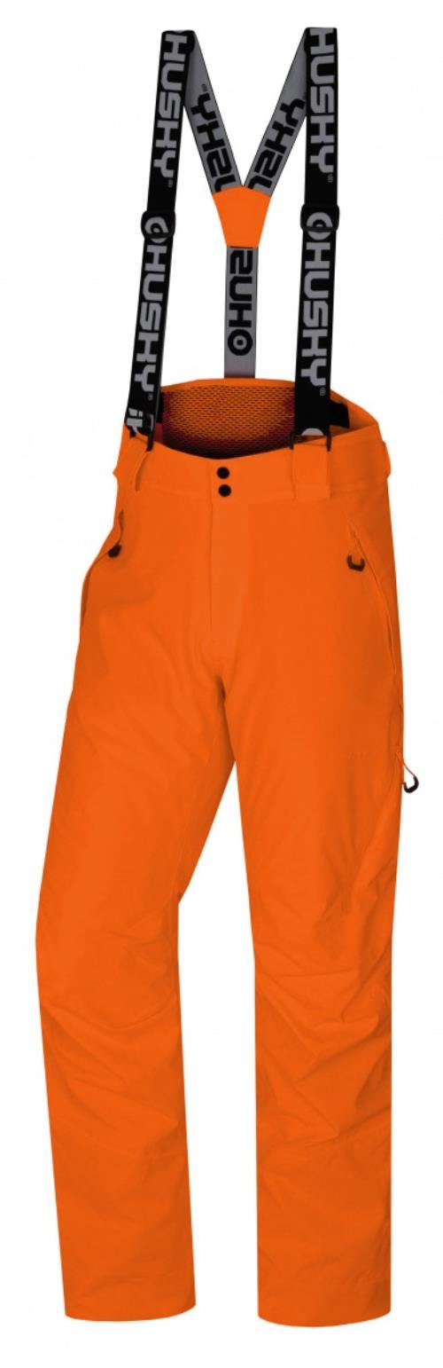 Husky Mitaly M neonovo oranžová, XXL Pánske lyžiarske nohavice