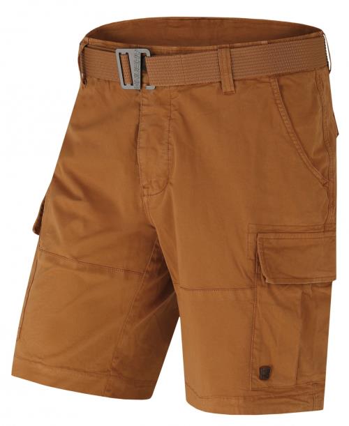 Husky Ropy M mustard, XL Pánske bavlnené kraťasy