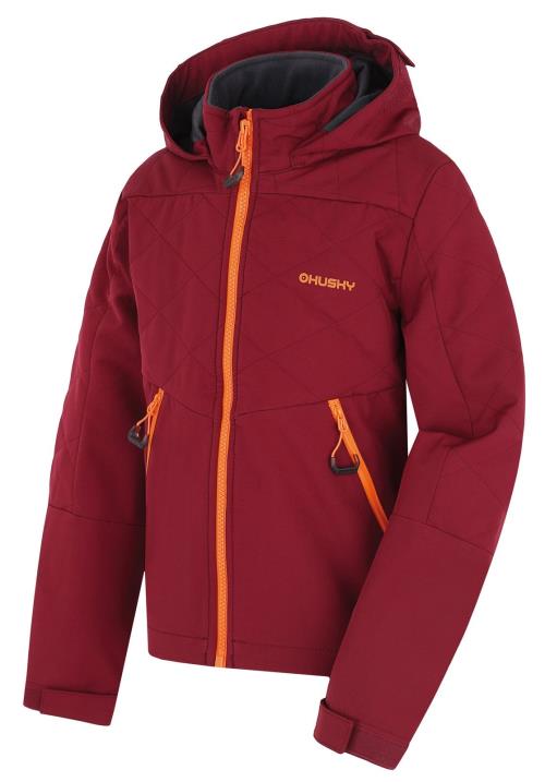Husky Salex K bordo, 164 Detská softshell bunda