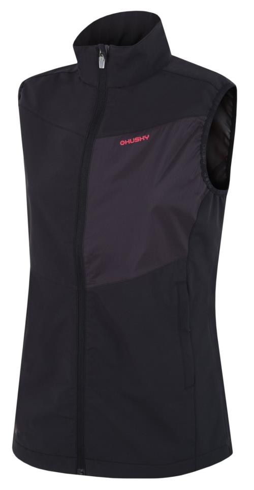 Husky Salien L black, XL Dámska softshell vesta