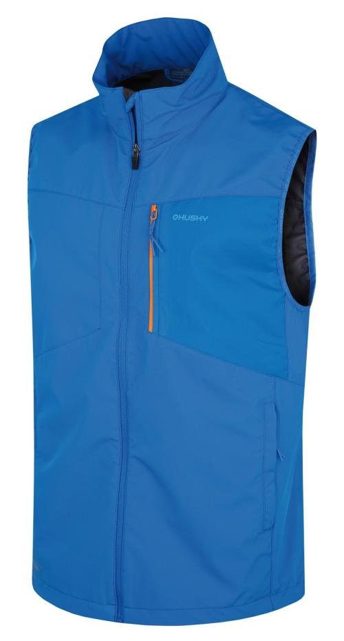 Husky Salien M neonovo modrá, M Pánska softshell vesta