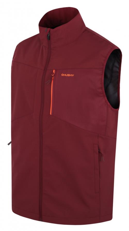 Husky Salien M bordo, XXL Pánska softshell vesta