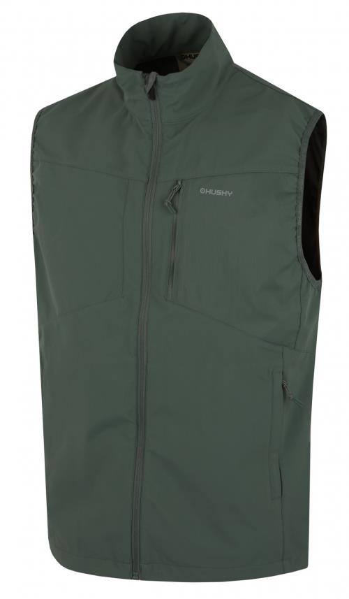 Husky Salien M faded green, XXXL Pánska softshell vesta