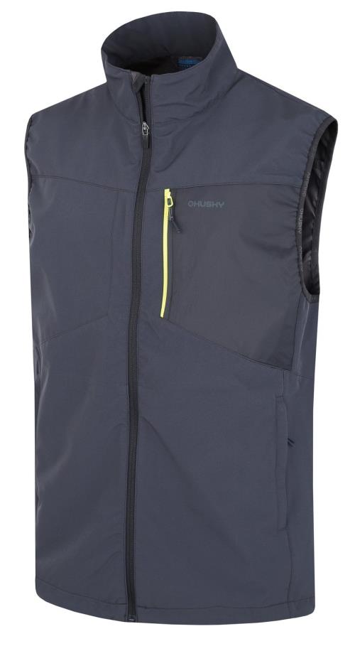 Husky Salien M tm. šedá, L Pánska softshell vesta