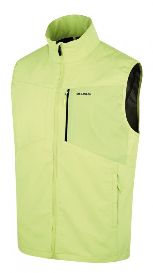 Husky Salien M lt. green, S Pánska softshell vesta