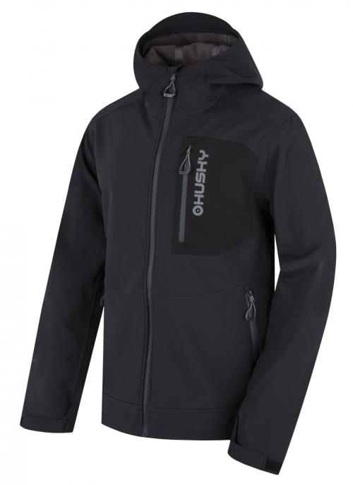 Husky Samai M black, M Pánska softshell bunda
