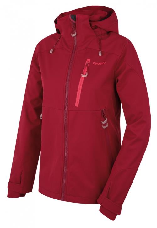 Husky Sauri L magenta, XS Dámska softshellová bunda