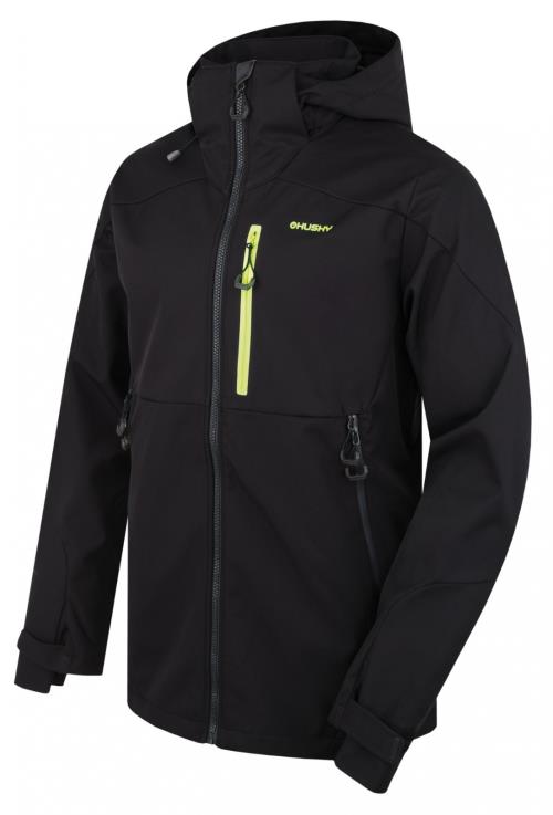 Husky Sauri M black, S Pánska softshell bunda