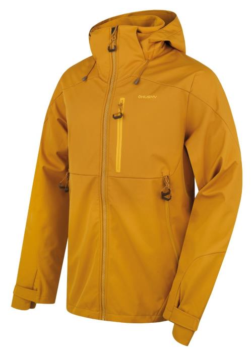 Husky Sauri M mustard, XL Pánska softshell bunda