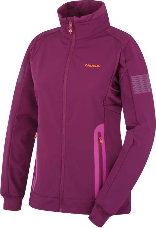 Husky Scooby L deep wine, M Dámska softshell bunda