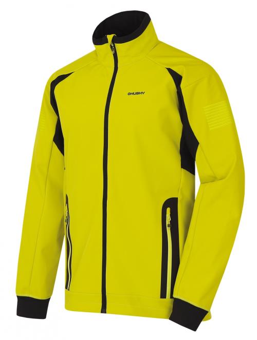 Husky Scooby M sv. zelená, M Pánska softshell bunda