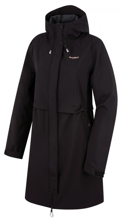 Husky Sephie L black, S Dámsky softshell kabát