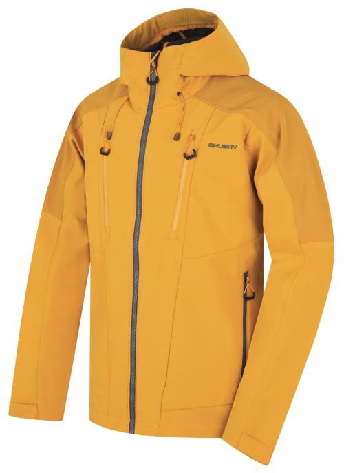 Husky Sevan M yellow, L Pánska softshellová bunda