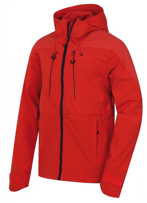 Husky Sevan M výrazne tehlová, M Pánska softshell bunda