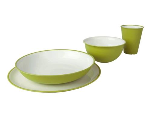 Omada Sanaliving Set 4pcs Verde Mela Súprava riadu