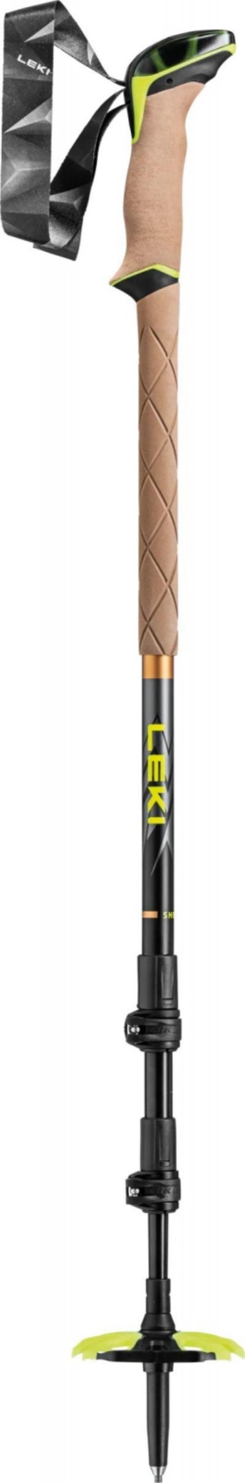 Leki Sherpa dark anthracite/copper/neon yellow Trekingové palice