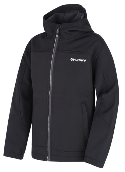 Husky Simbo K black, 112 Detská softshellová bunda
