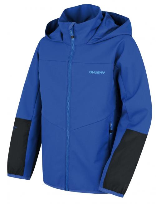 Husky Sonny K blue, 140 Detská softshell bunda