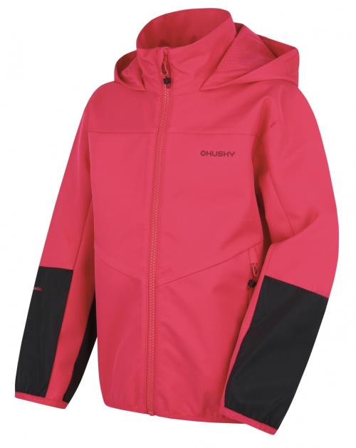 Husky Sonny K pink, 164 Detská softshell bunda