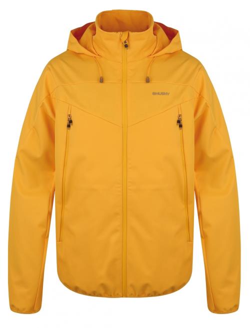 Husky Sonny M yellow, XL Pánska softshellová bunda