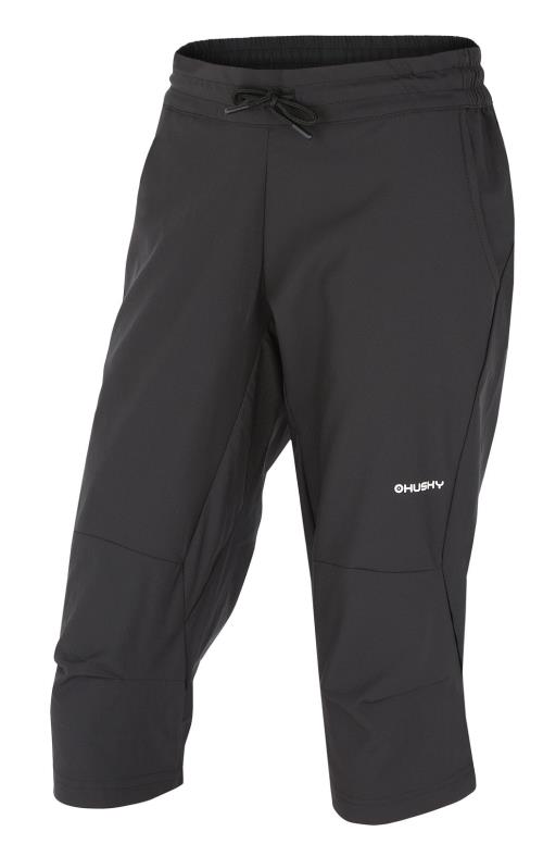 Husky Speedy L čierna, XS Dámské outdoorové 3/4 kalhoty