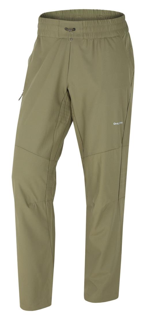 Husky Speedy Long M tm. khaki, L Pánske outdoorové nohavice