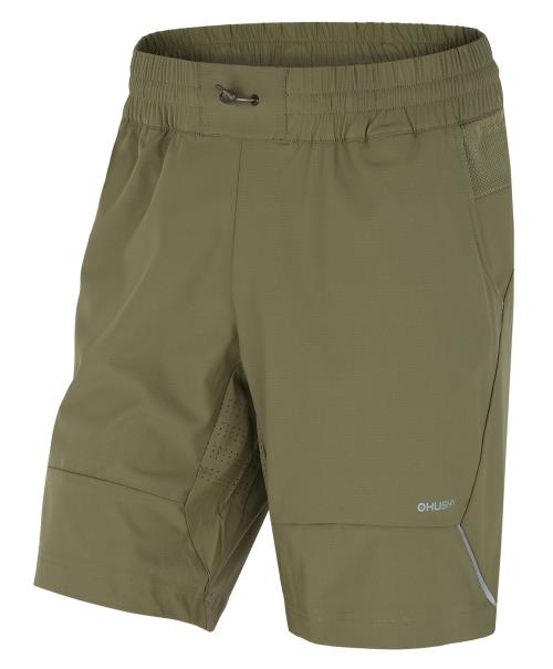 Husky Speedy M tm. khaki, XL Pánske šport šortky