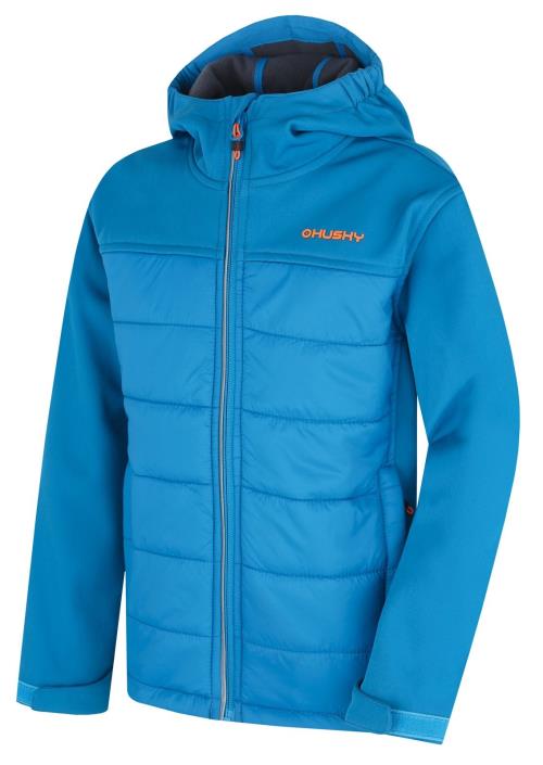Husky Swany K blue, 112 Detská softshellová plnená bunda