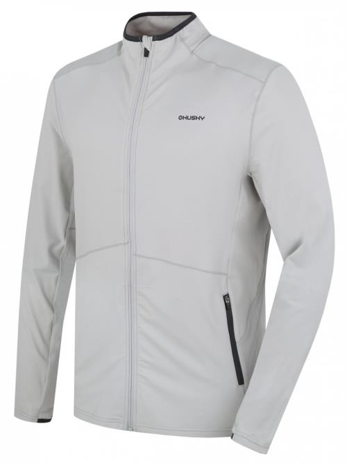 Husky Tarp zips M lt. grey, L Pánska mikina na zips