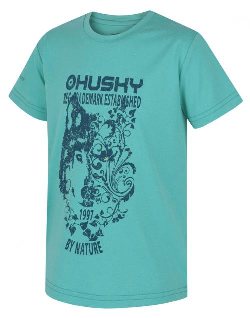 Husky Tash K turquoise, 152 Detské funkčné tričko