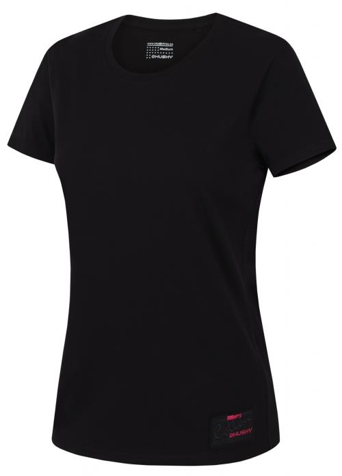 Husky Tee Base L black, XXL Dámske bavlnené tričko