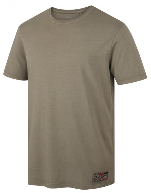 Husky Tee Base M dark khaki, XXL Pánske bavlnené tričko